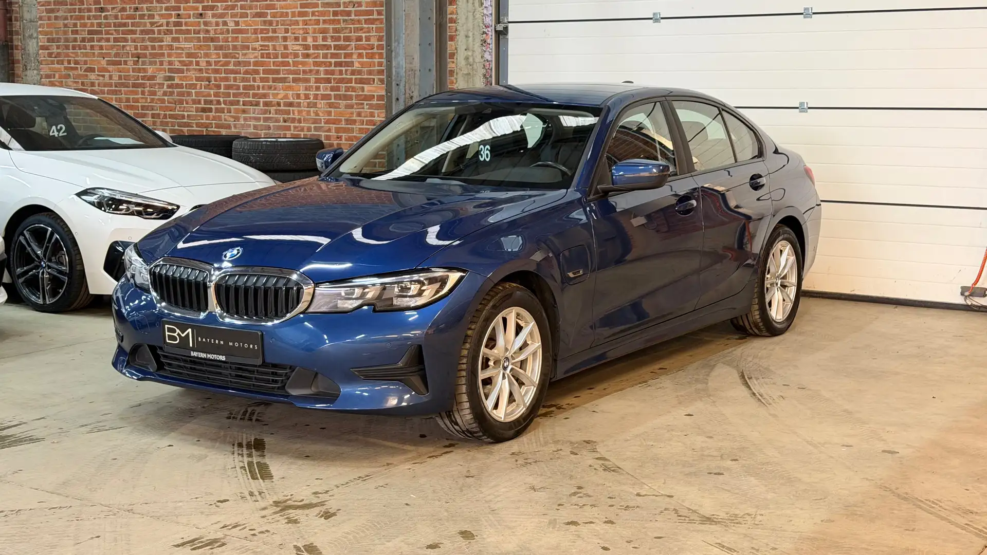 BMW 320 e Plug in Hybride Benzine Sport Leder Garantie Bleu - 1