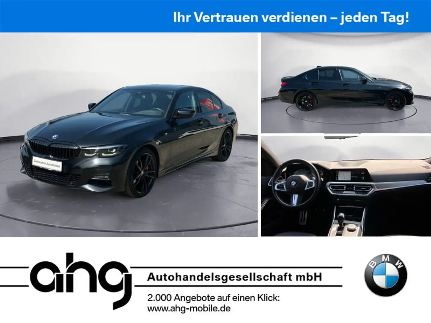 BMW 320 d xDrive M Sport Automatik Sport Aut. PDC RFT Noir - 1