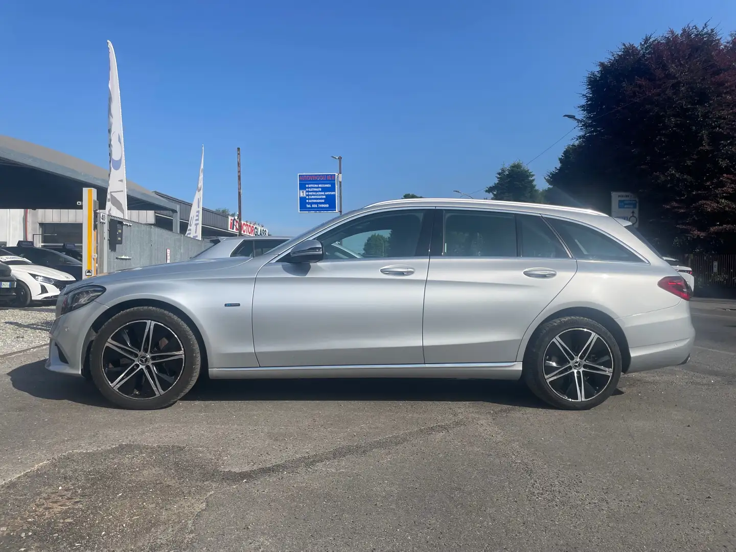 Mercedes-Benz C 300 C SW 300 de eq-power Business auto Argento - 2