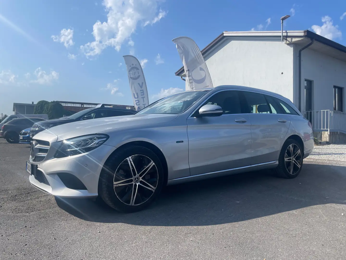 Mercedes-Benz C 300 C SW 300 de eq-power Business auto Argento - 1