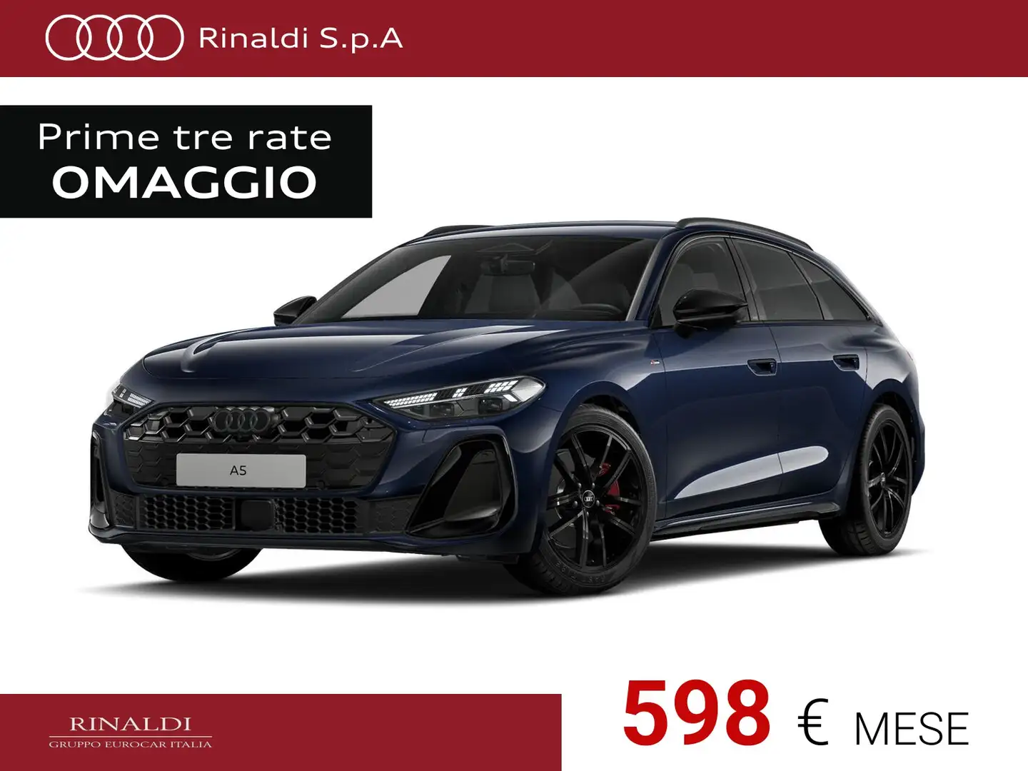 Audi A5 avant 2.0 tdi mhev+ business advanced quattro 204c Blu/Azzurro - 1