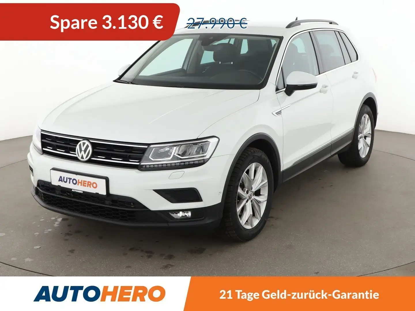 Volkswagen Tiguan 1.5 TSI ACT Comfortline BM Aut.*NAVI*LED*ACC* Weiß - 1