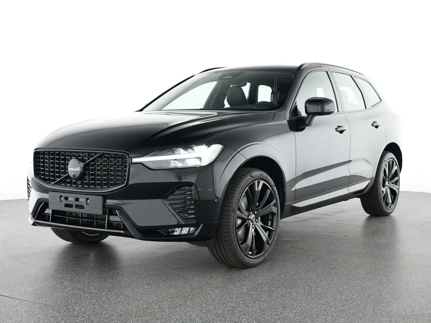 Volvo XC60 B5 Plus Black Edition AWD !!PANO+360°+H/K!! Zwart - 1