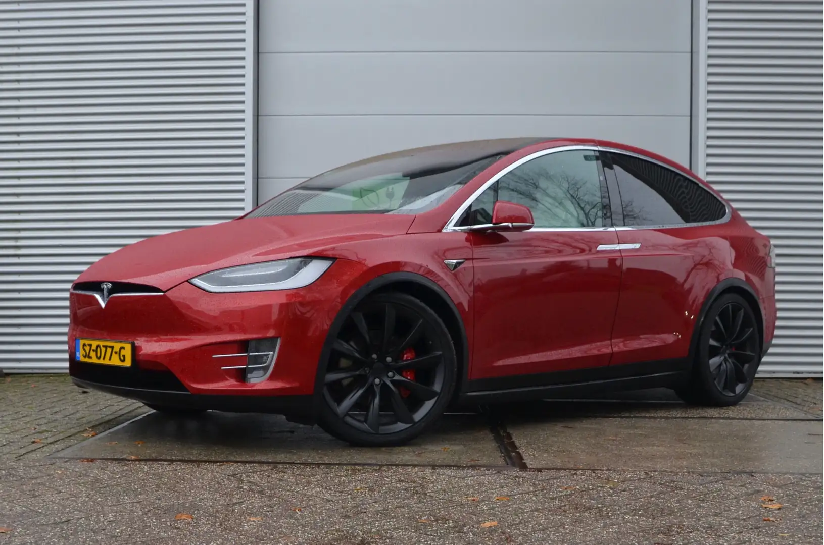 Tesla Model X 100D Performance 6p. Ludicrous+, Enhanced AutoPilo Rosso - 1