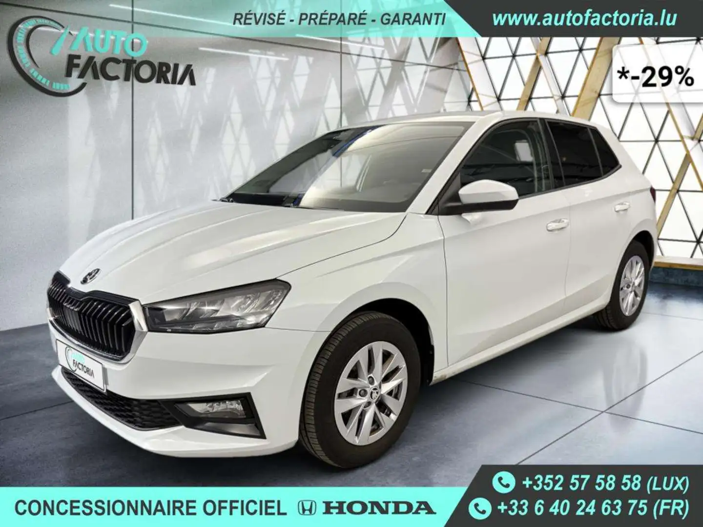 Skoda Fabia -29% 1.0 TSI 95cv+MIRRORLINK+RADAR+LED+Options Beige - 1
