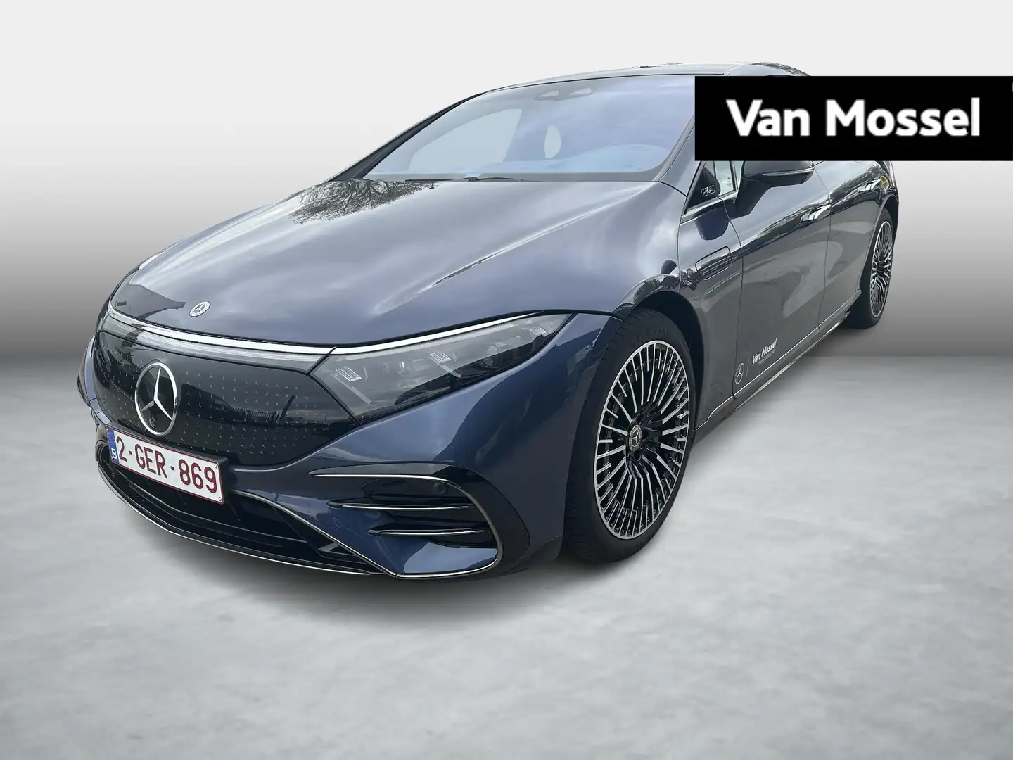 Mercedes-Benz EQS 500 4MATIC AMG Line + PANORAMISCH DAK + TREKHAAK + Azul - 1