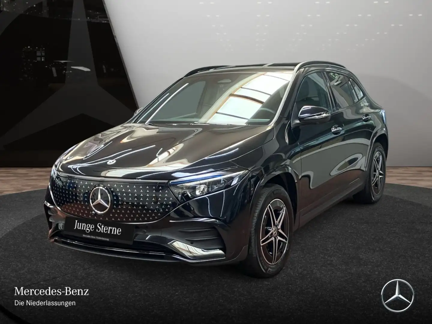 Mercedes-Benz EQA 350 4M AMG+NIGHT+PLUS-PAKET+PANO+360+KEYLESS Schwarz - 2