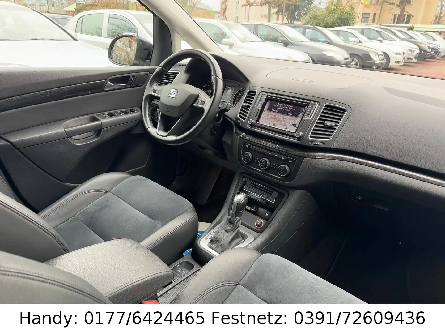 SEAT Alhambra Crono Plus DSG/XENON/NAVI/LEDER/PDC/ALU Schwarz - 2