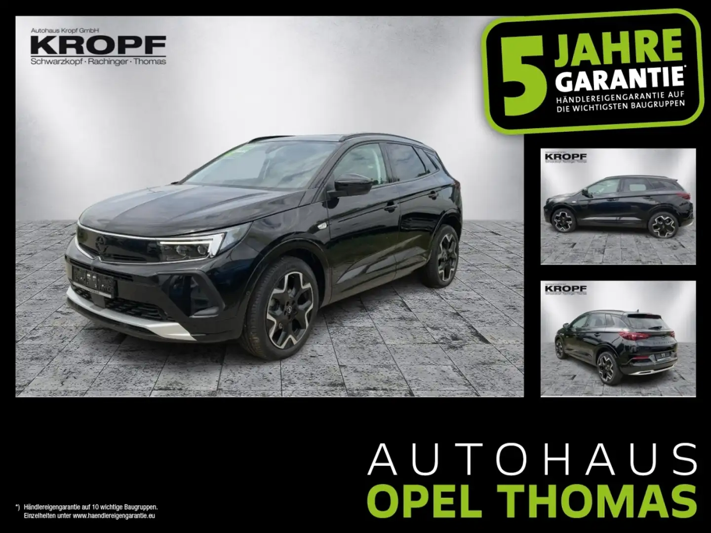 Opel Grandland 1.2 Turbo Ultimate Negro - 1