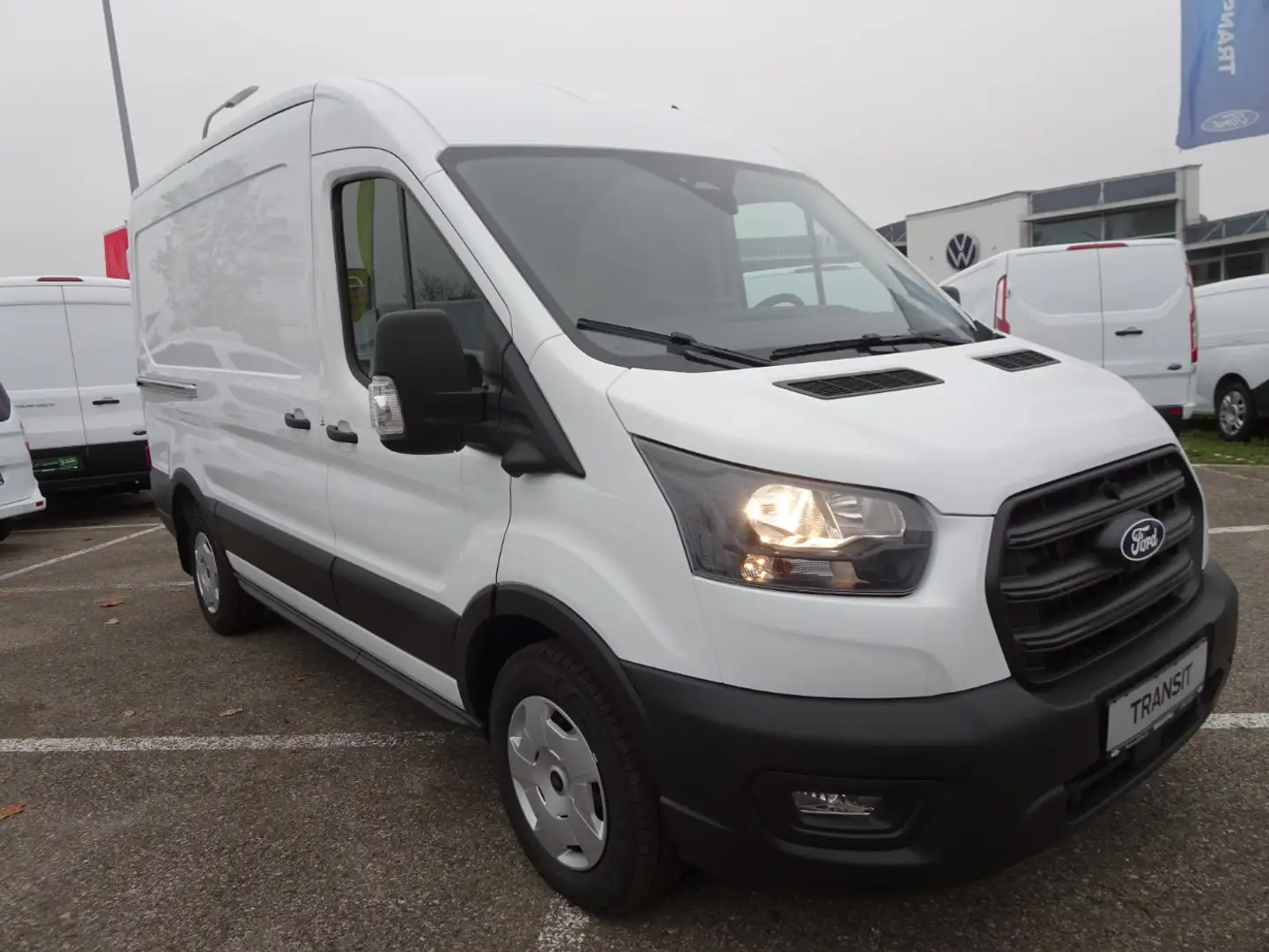 Ford Transit Kasten Trend 310 L2 NAVI*ACC*BLIS*360 Wit - 2