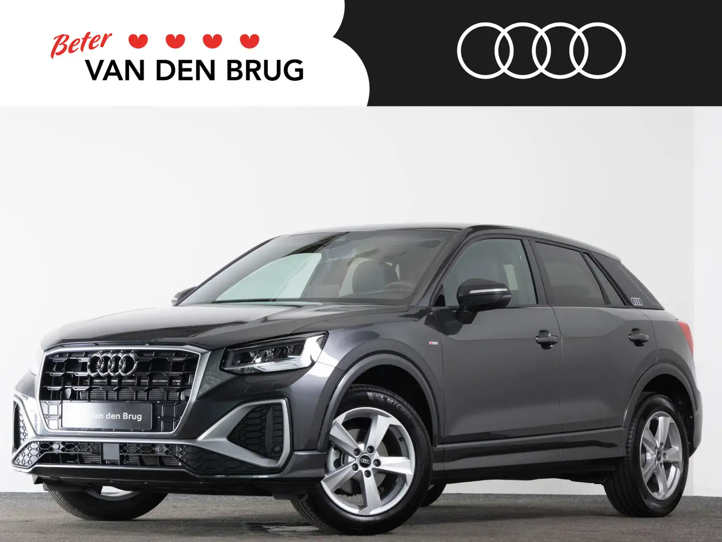 Audi Q2 S-Line 35 TFSI 150 PK AUTOMAAT | LED | ledere | Tr Grijs - 1