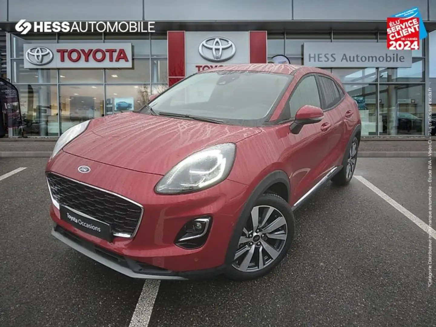 Ford Puma 1.0 EcoBoost 125ch S\u0026S mHEV Titanium X Powers Rosso - 1