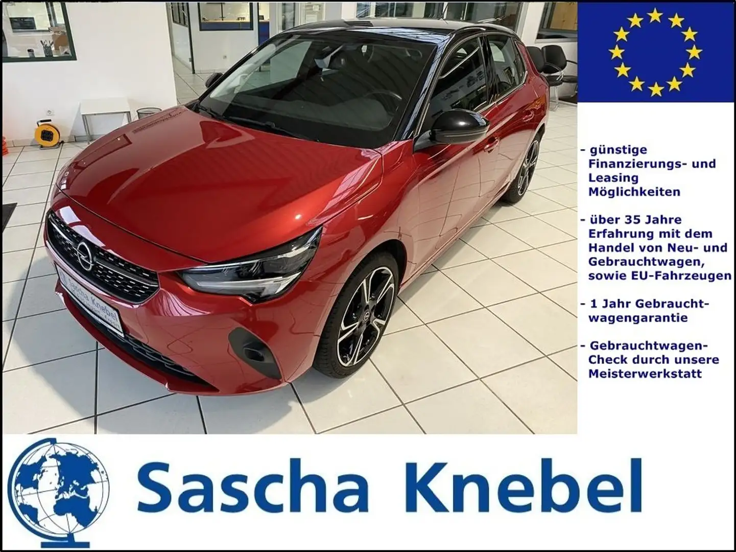 Opel Corsa 1.2 Direct Injection Turbo Elegance 8fach ber Navi Rosso - 1
