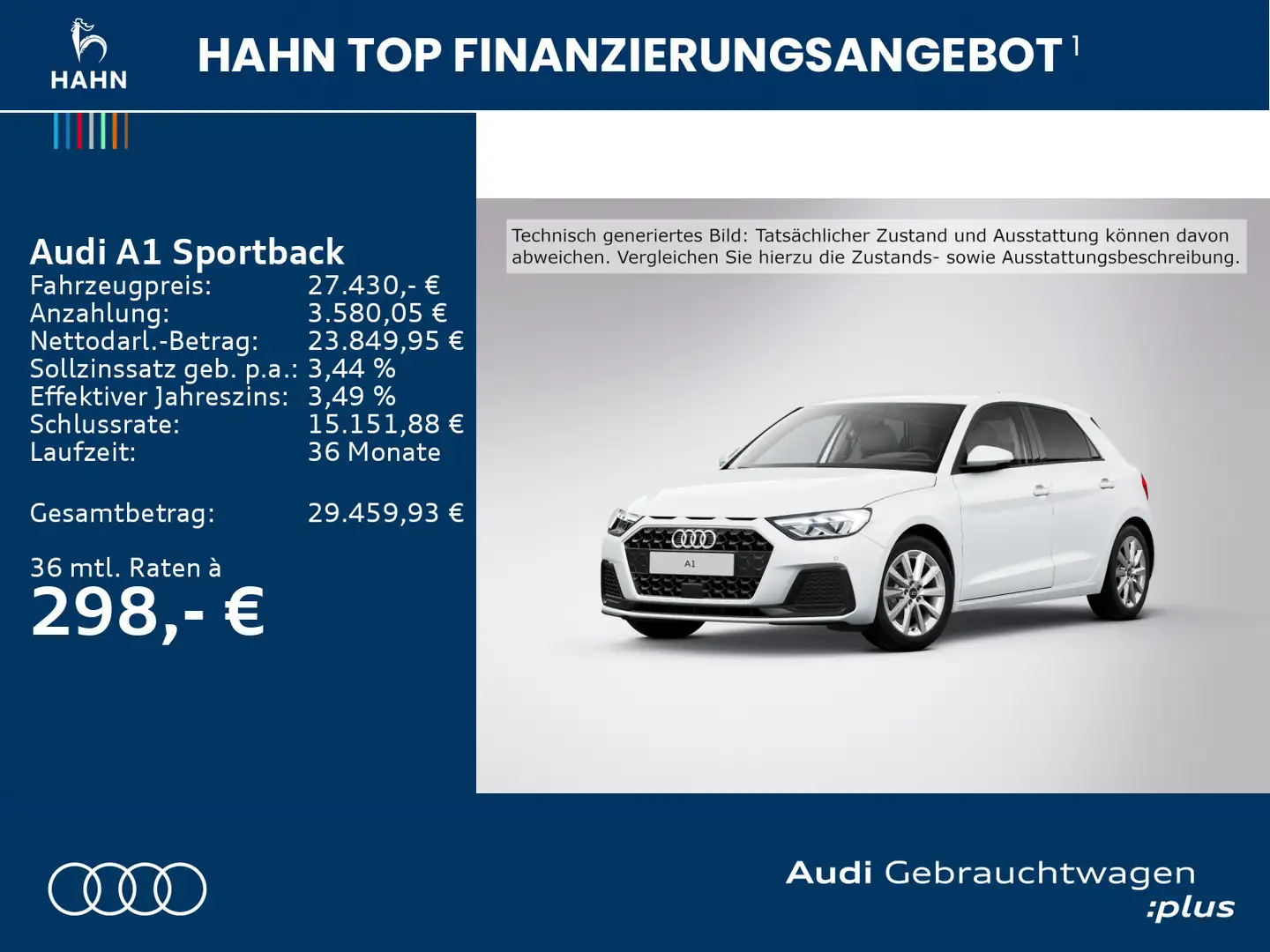 Audi A1 30TFSI S-tronic advanced LED PDC Weiß - 2