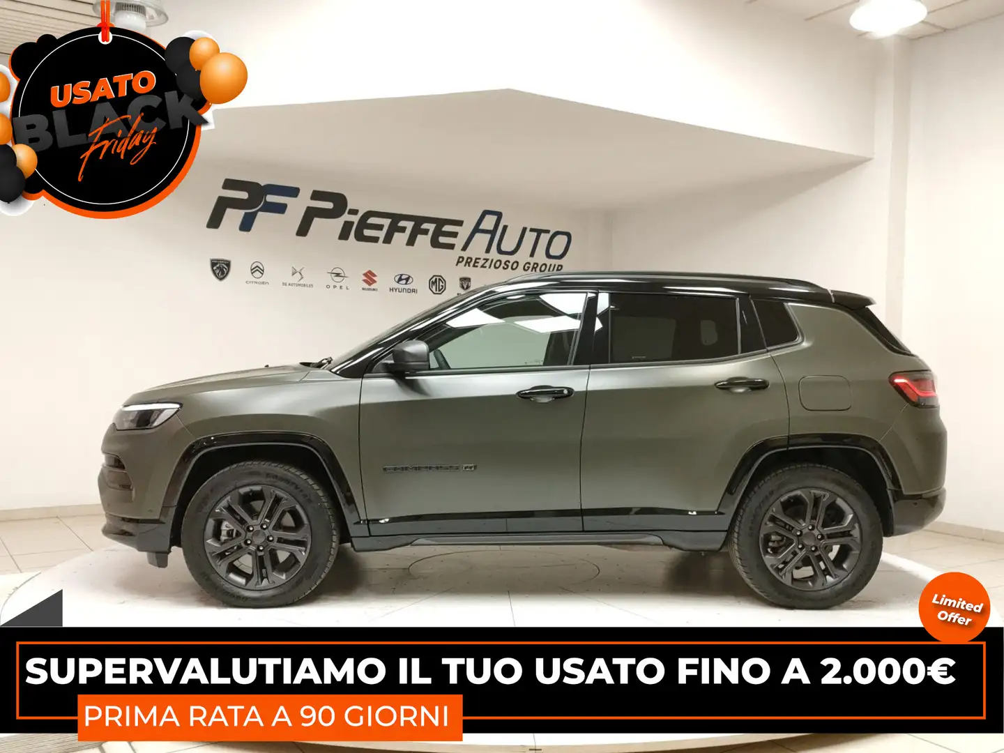 Jeep Compass 2ª serie - Compass 1.3 Turbo T4 190 CV PHEV AT6 4x Vert - 2