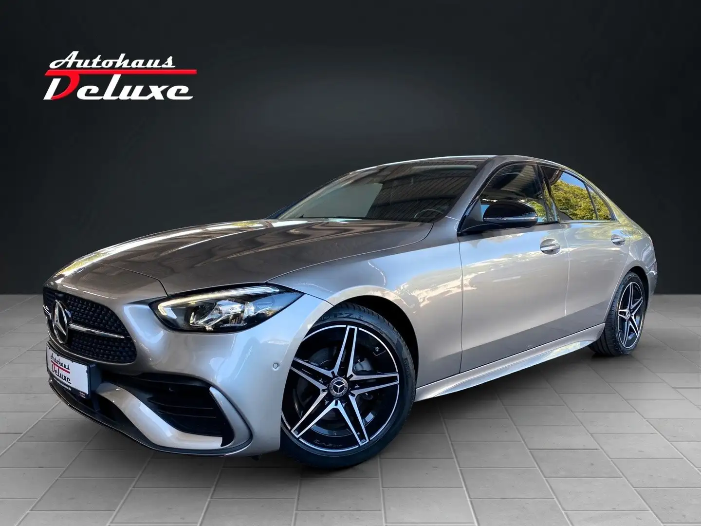 Mercedes-Benz C 180 AMG-LINE NIGHT PAKET NAVI-KAMERA-DIG.TACHO Argent - 1