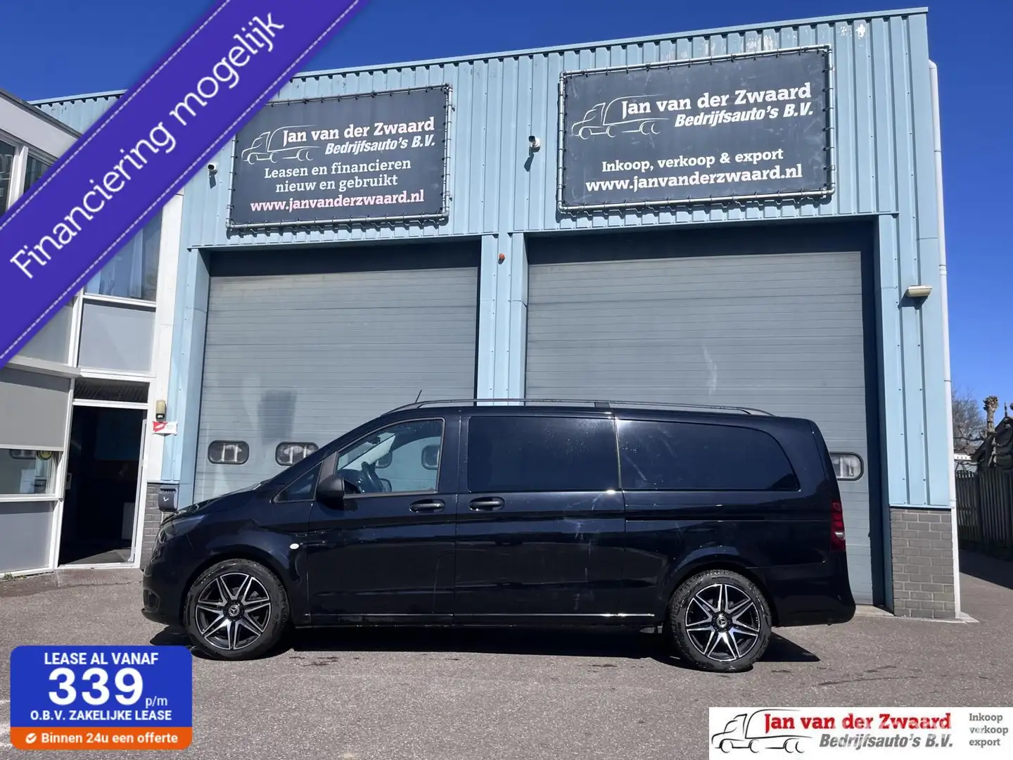 Mercedes-Benz Vito Bestel 116 CDI Extra Lang DC Comfort 2 x elektrisc Noir - 1