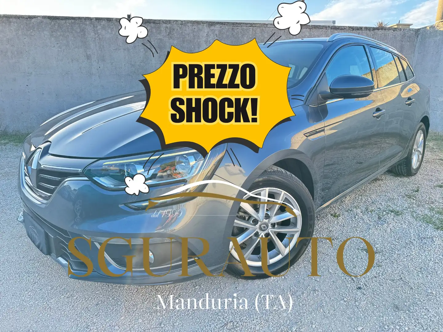 Renault Megane SPORTER 1.5 BLUE DCI 115CV BUSINESS 2020 Grijs - 1