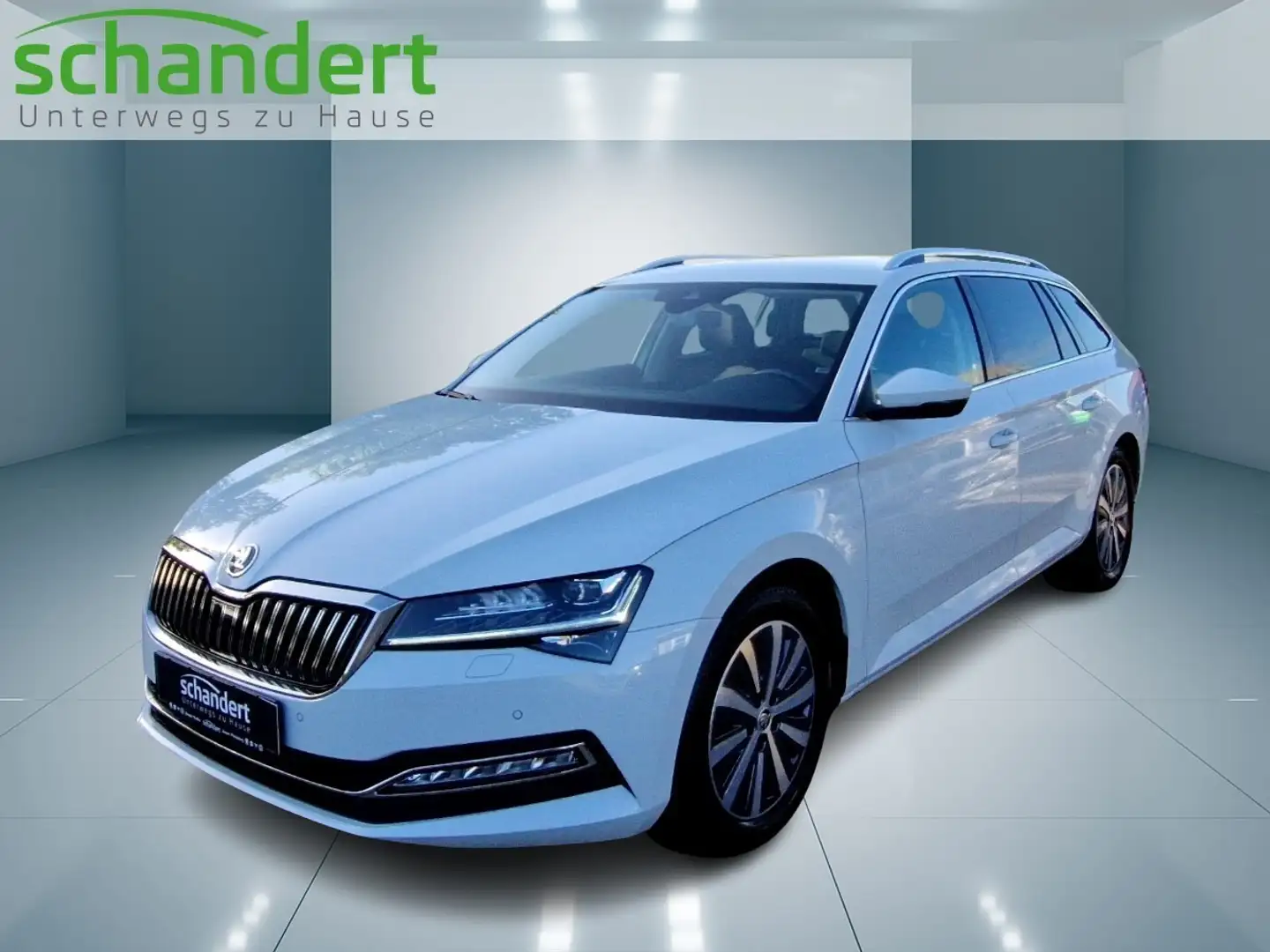 Skoda Superb Combi 2.0 TDI Style DSG Matrix Navi Klimaautomat Blanc - 1