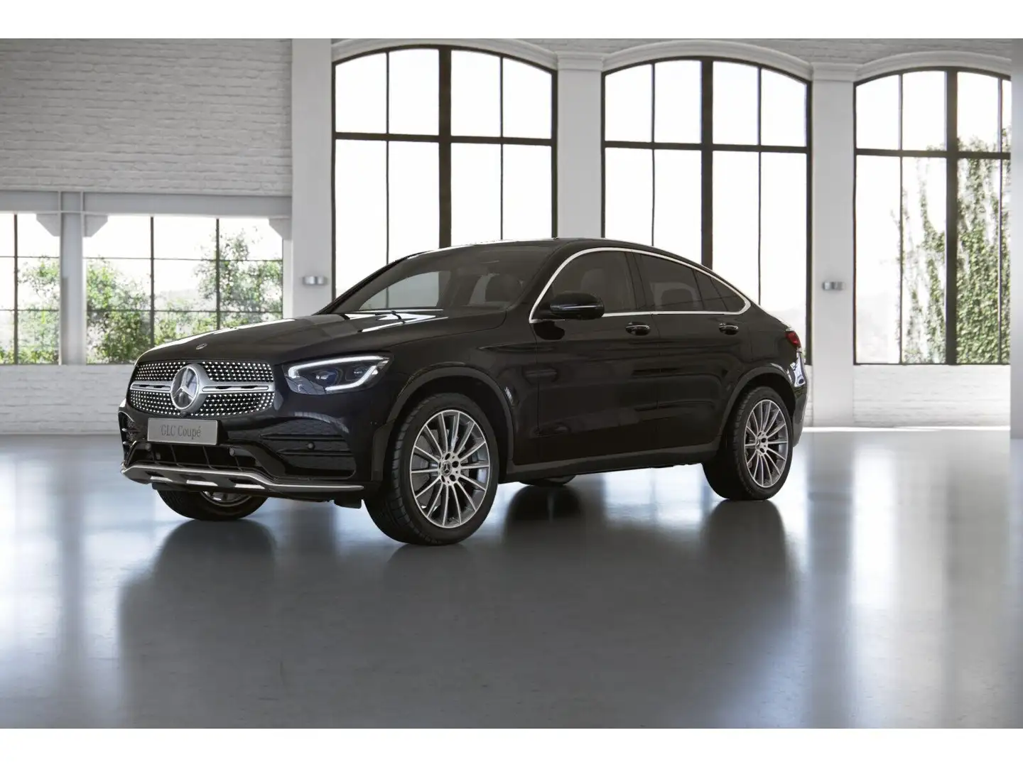 Mercedes-Benz GLC 220 d 4MATIC Coupé PTS Navi SHD AUT Wide Cam Schwarz - 2