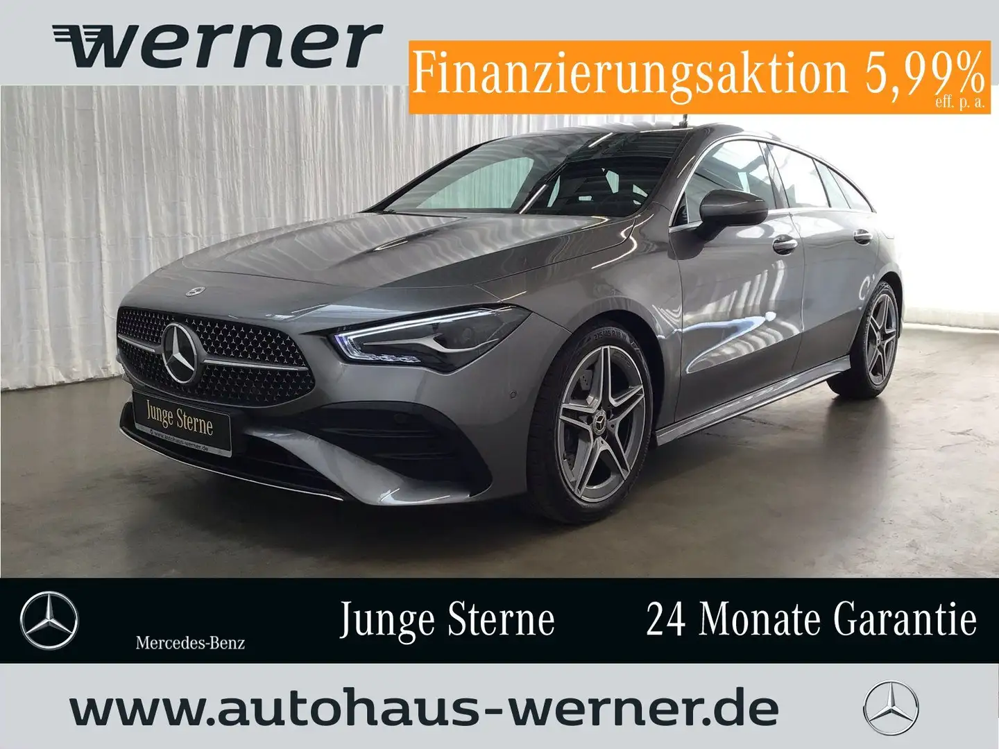 Mercedes-Benz CLA 200 CLA 200 d SB AMG ADVANCED+ Ambiente KeylessGo SI Grau - 1