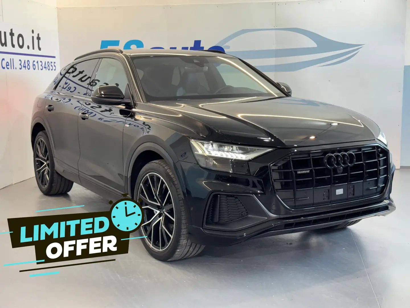 Audi Q8 45 3.0 tdi quattro S line int. & ext. - CL22 Noir - 1