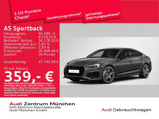 Audi A5 40 TDI qu. S tronic S line competit