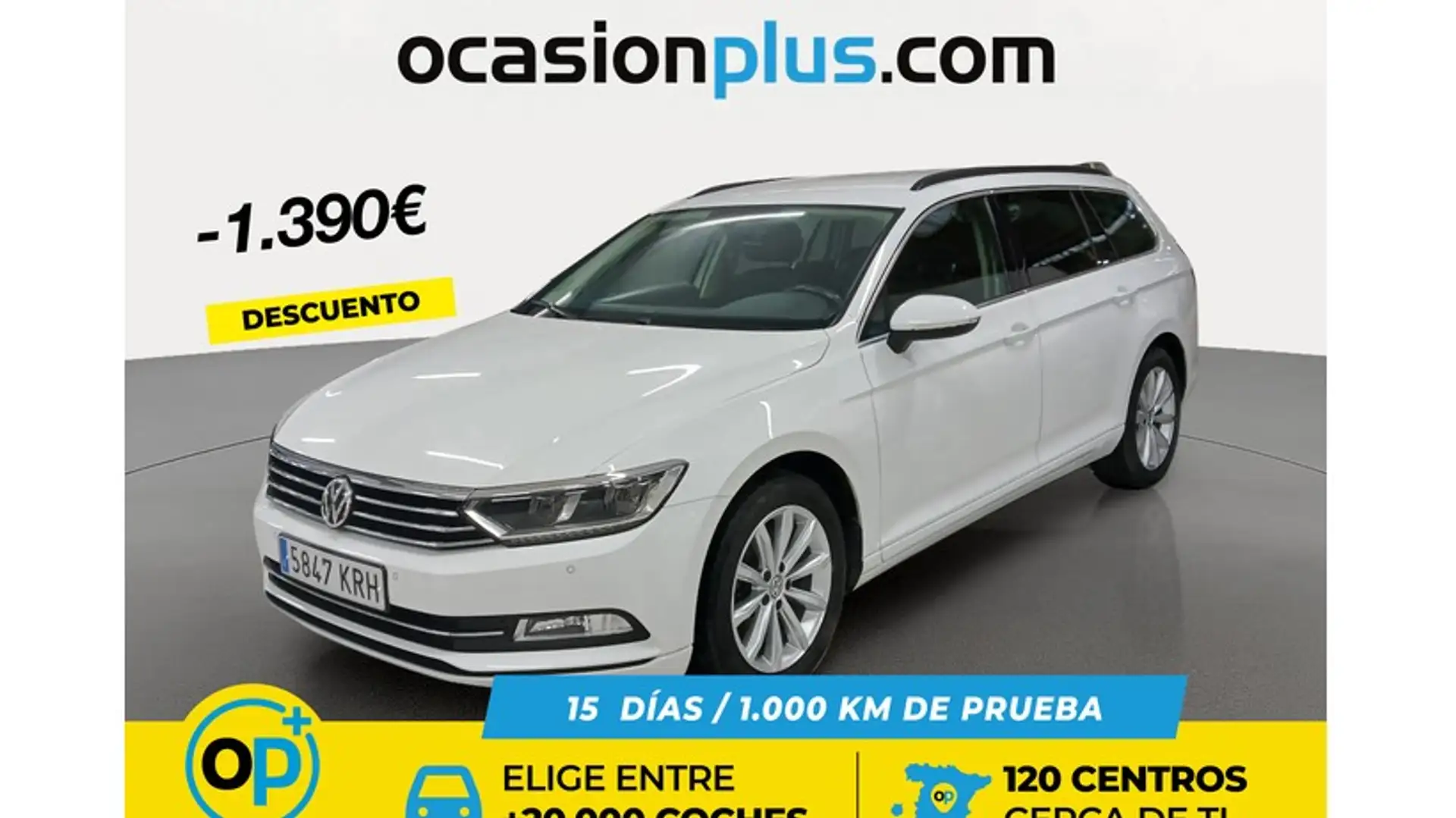 Volkswagen Passat Variant 1.6TDI Advance 88kW Blanc - 1