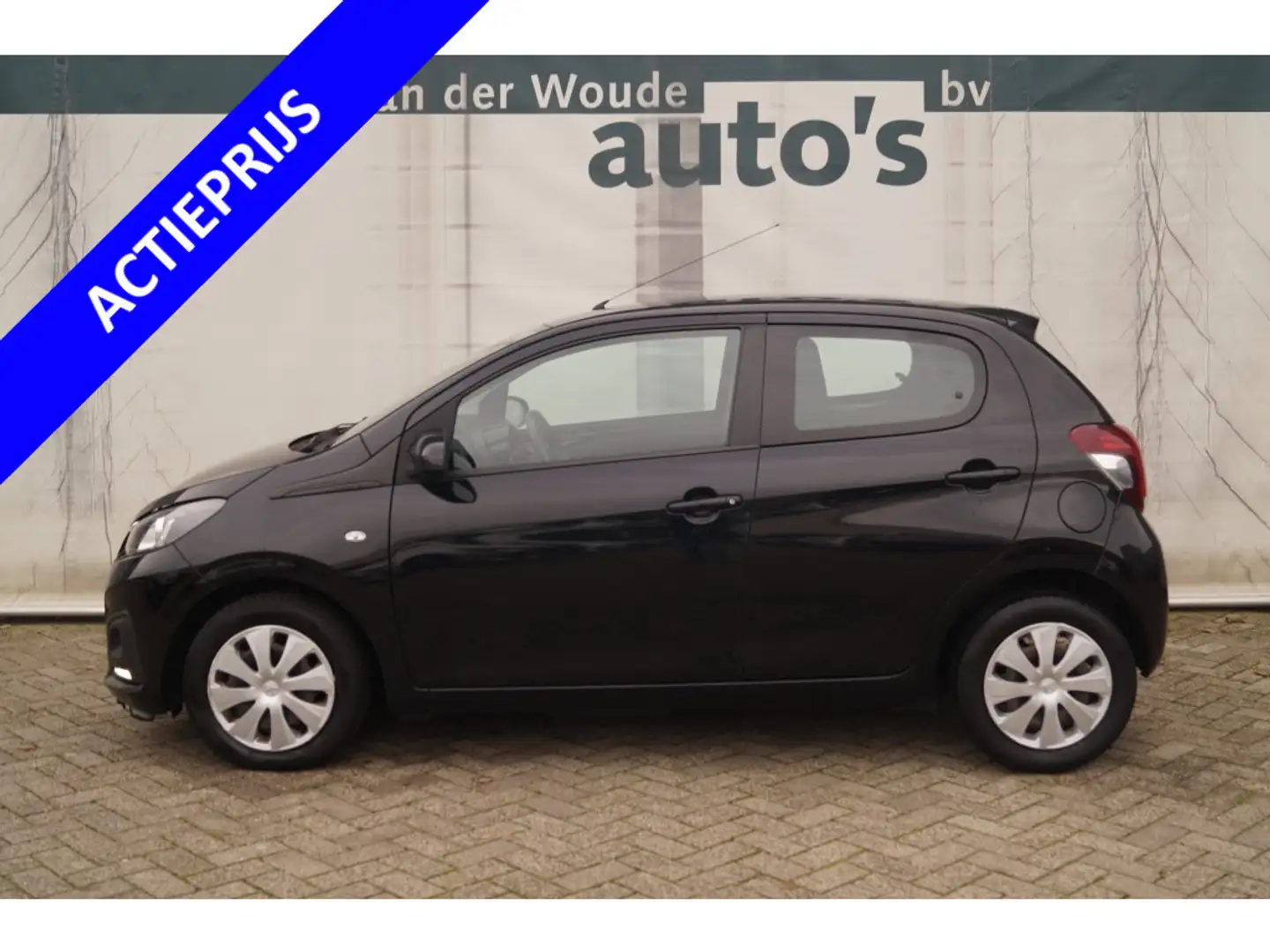 Peugeot 108 1.0 e-VTi Active Pack Premium 5-drs -AIRCO- Schwarz - 1