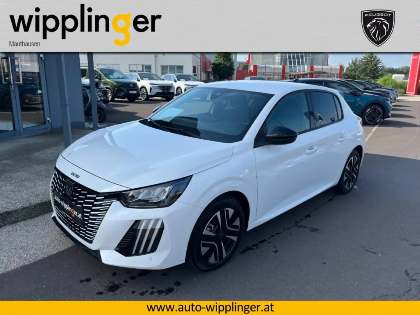 Peugeot 208 Allure Hybrid, 100PS e-DCS6 Weiß - 1