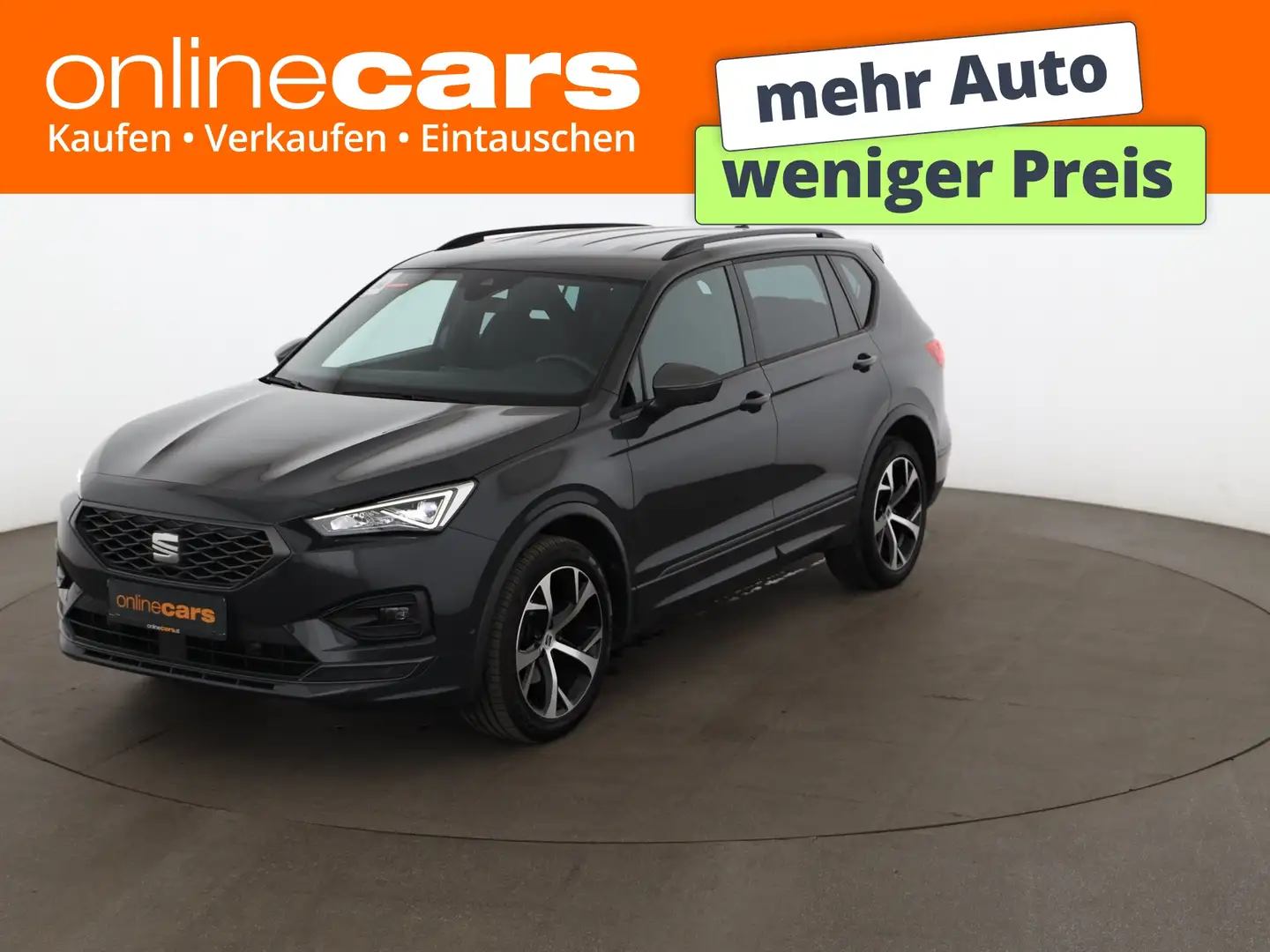 SEAT Tarraco 2.0 TDI FR Aut 7-SITZER LED AHK RADAR NAV Grau - 1