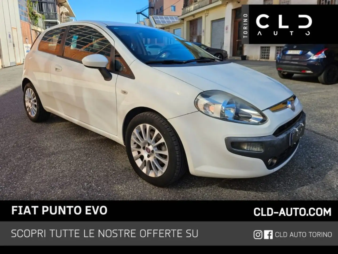 Fiat Punto Evo 1.3 Mjt 95 CV DPF NON MARCIANTE Biały - 1