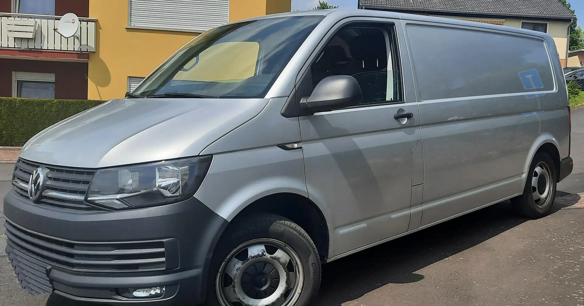 Volkswagen T6 Transporter Kasten 3 Sitzer langer Radstand Zilver - 2