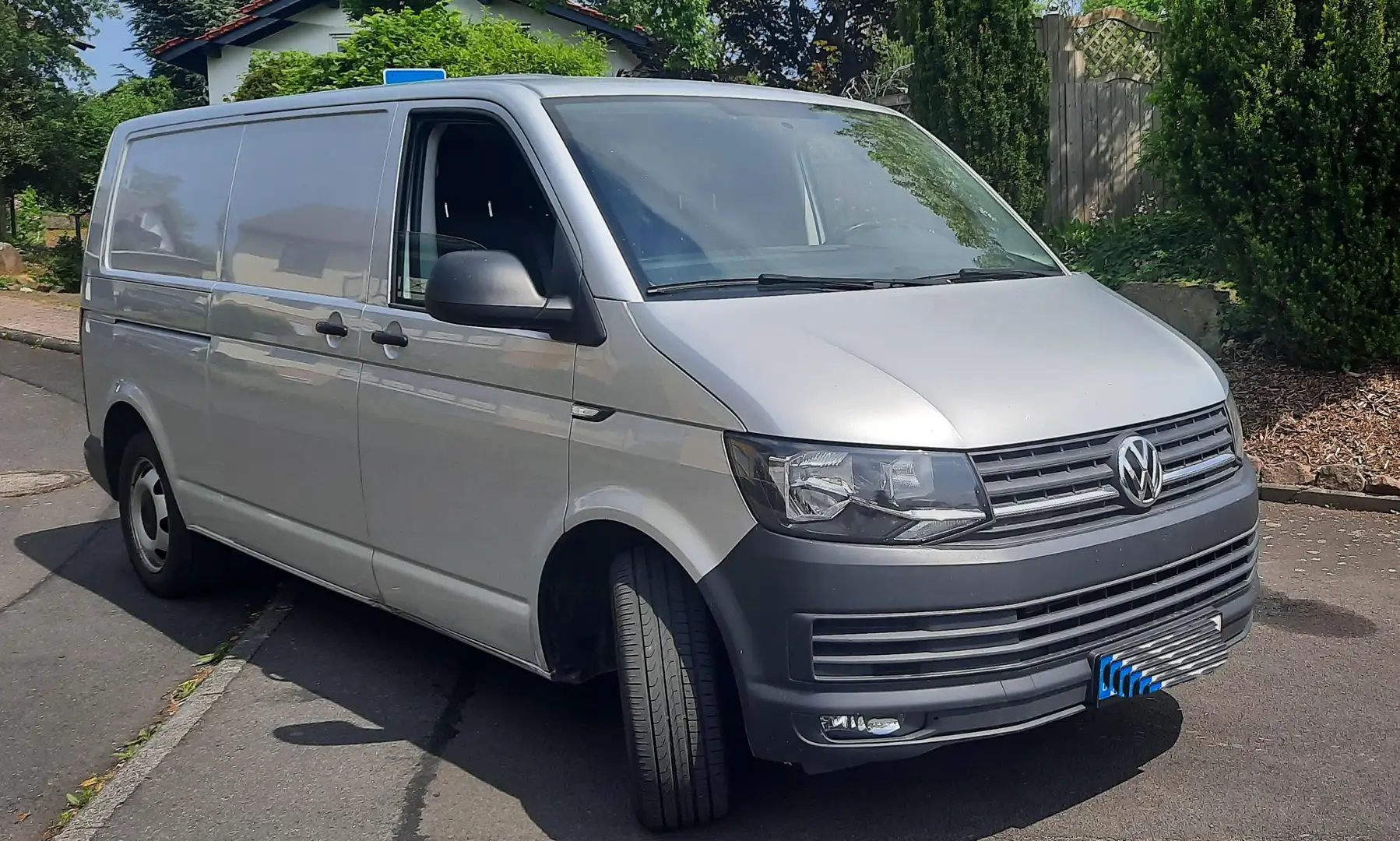 Volkswagen T6 Transporter Kasten 3 Sitzer langer Radstand Zilver - 1