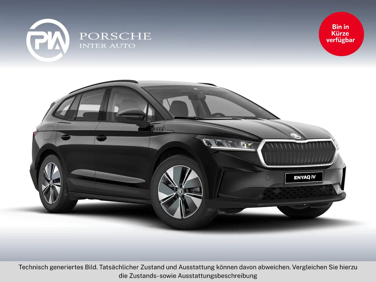 Skoda Enyaq 60 Schwarz - 1