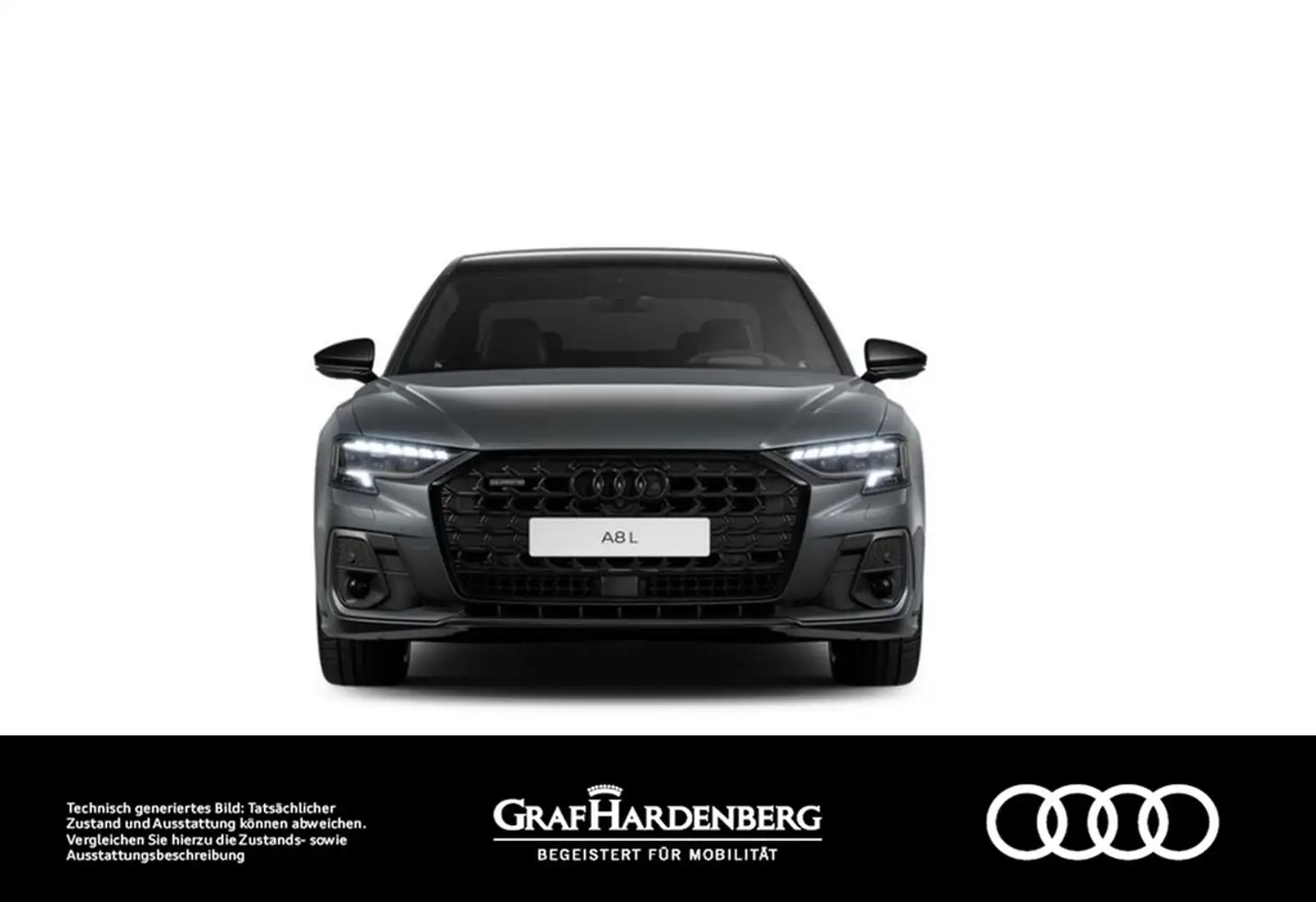Audi A8 L 50 TDI quattro S line Matrix Navi Pano HuD Grau - 2