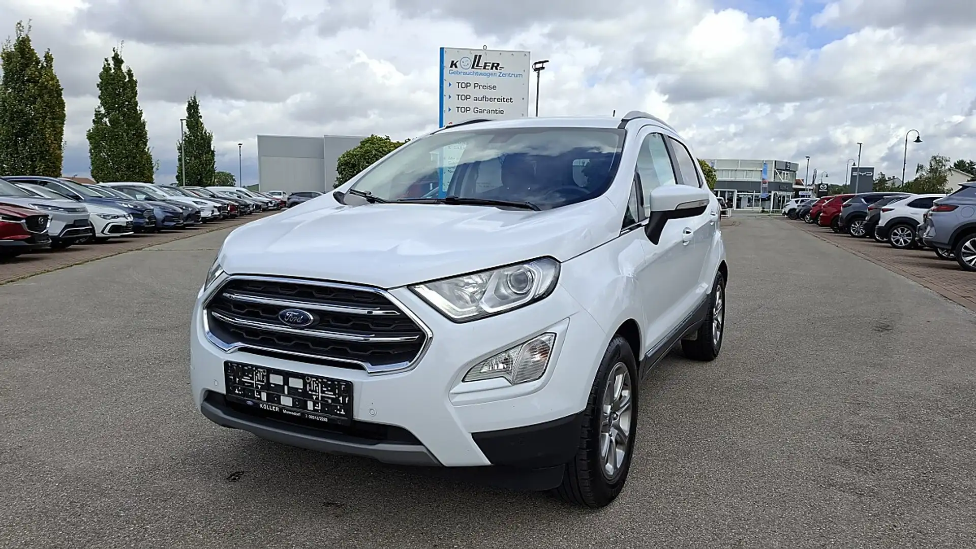 Ford EcoSport 1,0 EcoBoost Titanium Weiß - 1