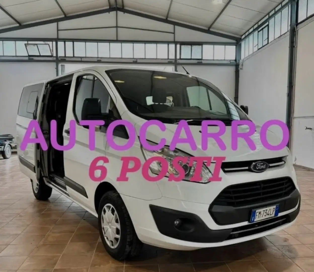 Ford Transit FORD TRANSIT CUSTOM 2.0tdci L1H1 AUTOCARRO 6 POSTI - 1