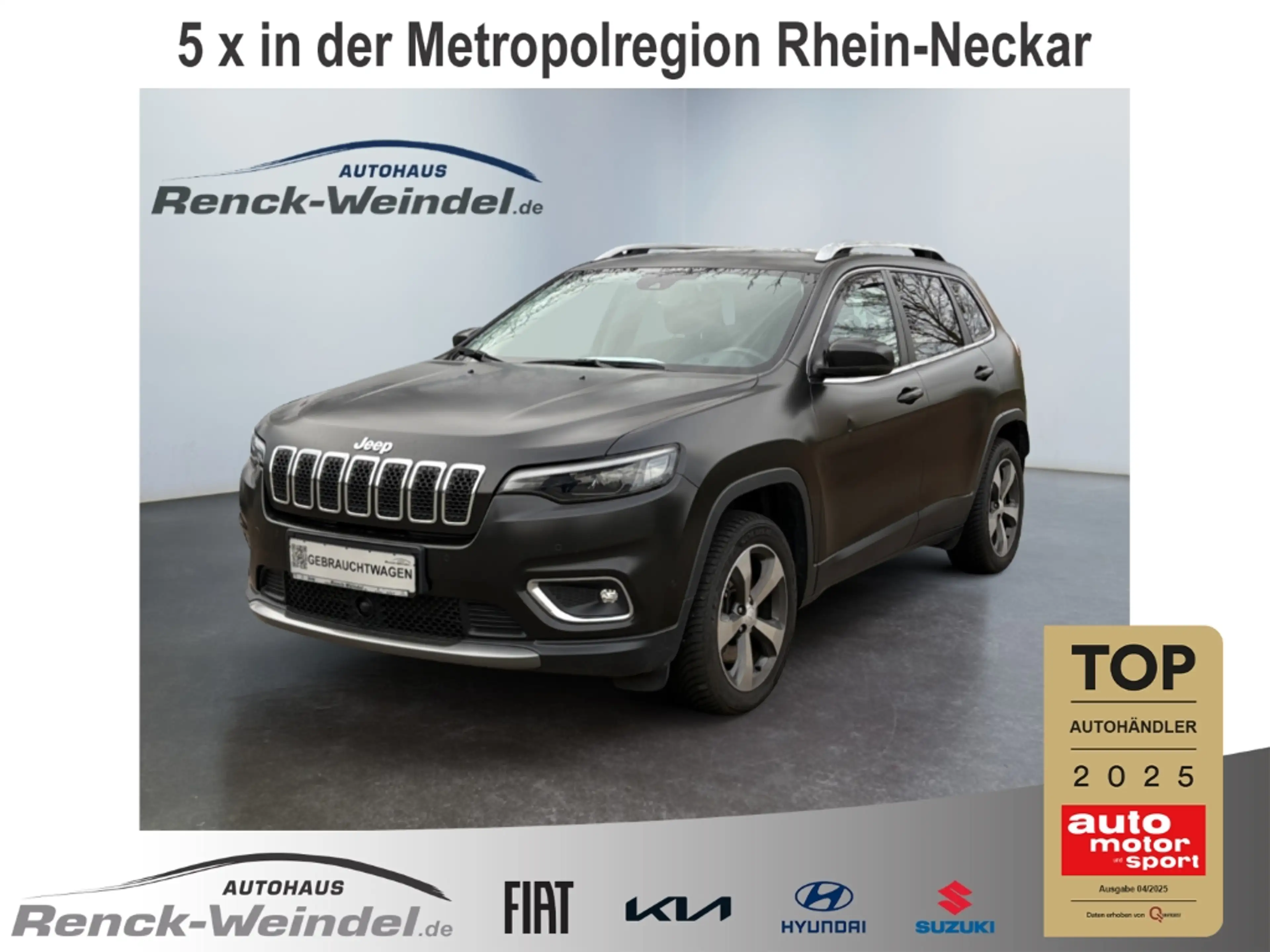 Jeep Cherokee Limited 2.2 MultiJet Park-Assistent Navi Soundsyst