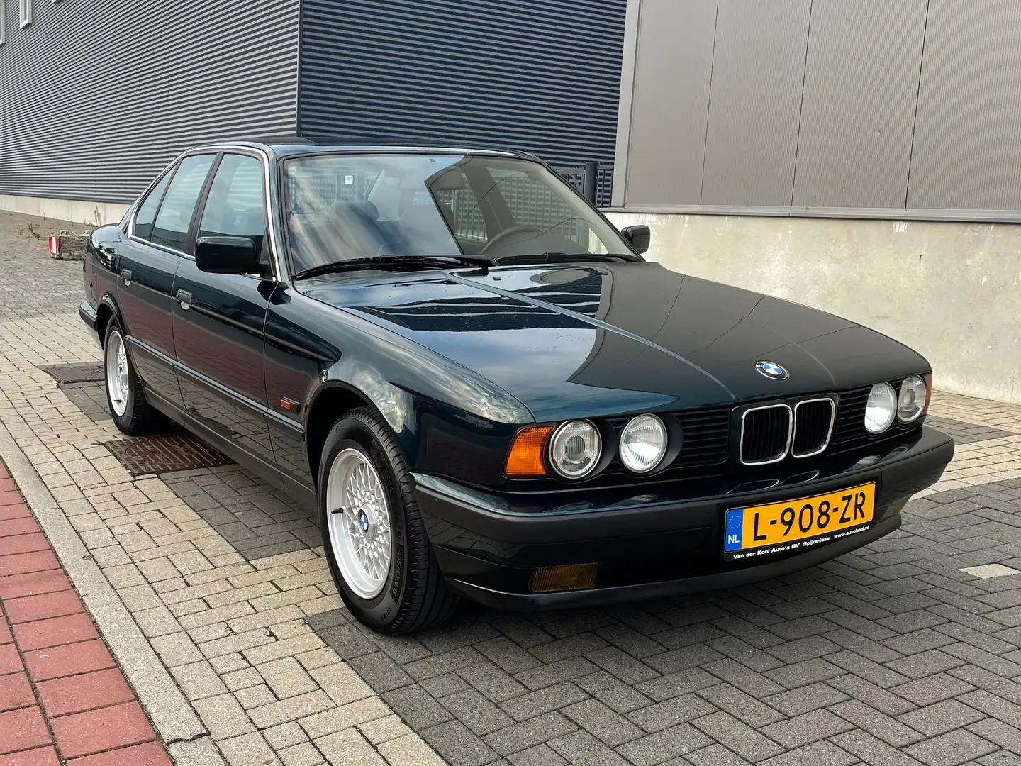 BMW 520 BMW 5-serie 520i e34 | Leder | Yountimer | Uniek Zielony - 1