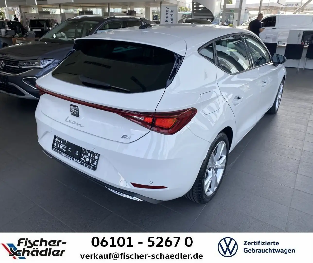 SEAT Leon FR 1.5eTSI*DSG*FR*LED*RearView*Navi* Weiß - 2