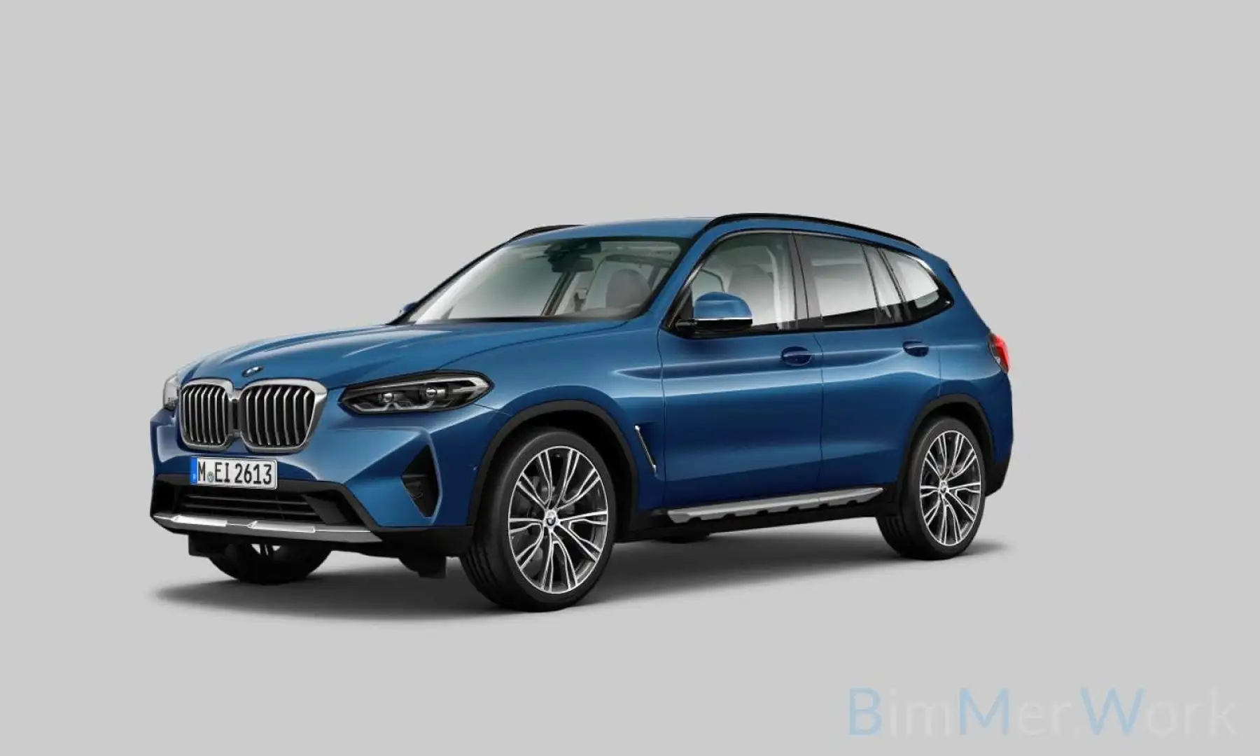 BMW X3 Kamera DAB HiFi AHK Leder Sport 21Zoll Blau - 1