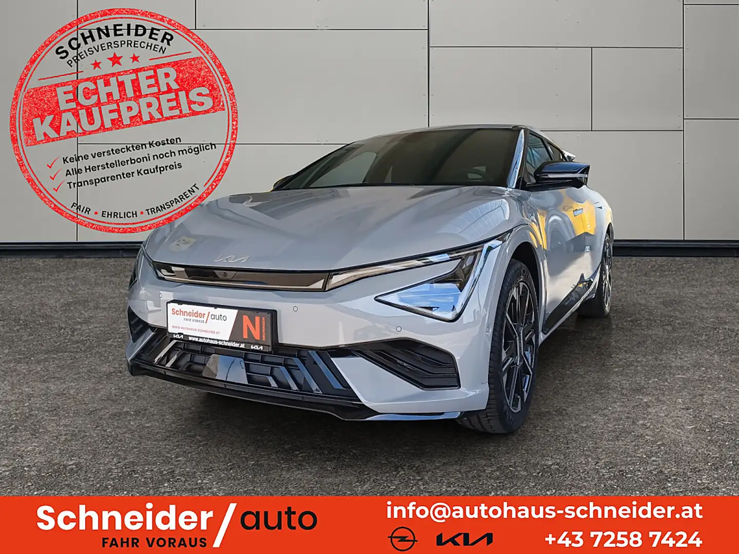 Kia EV6 RWD 84kWh Long Range GT-Line Premium Aut. Grau - 1