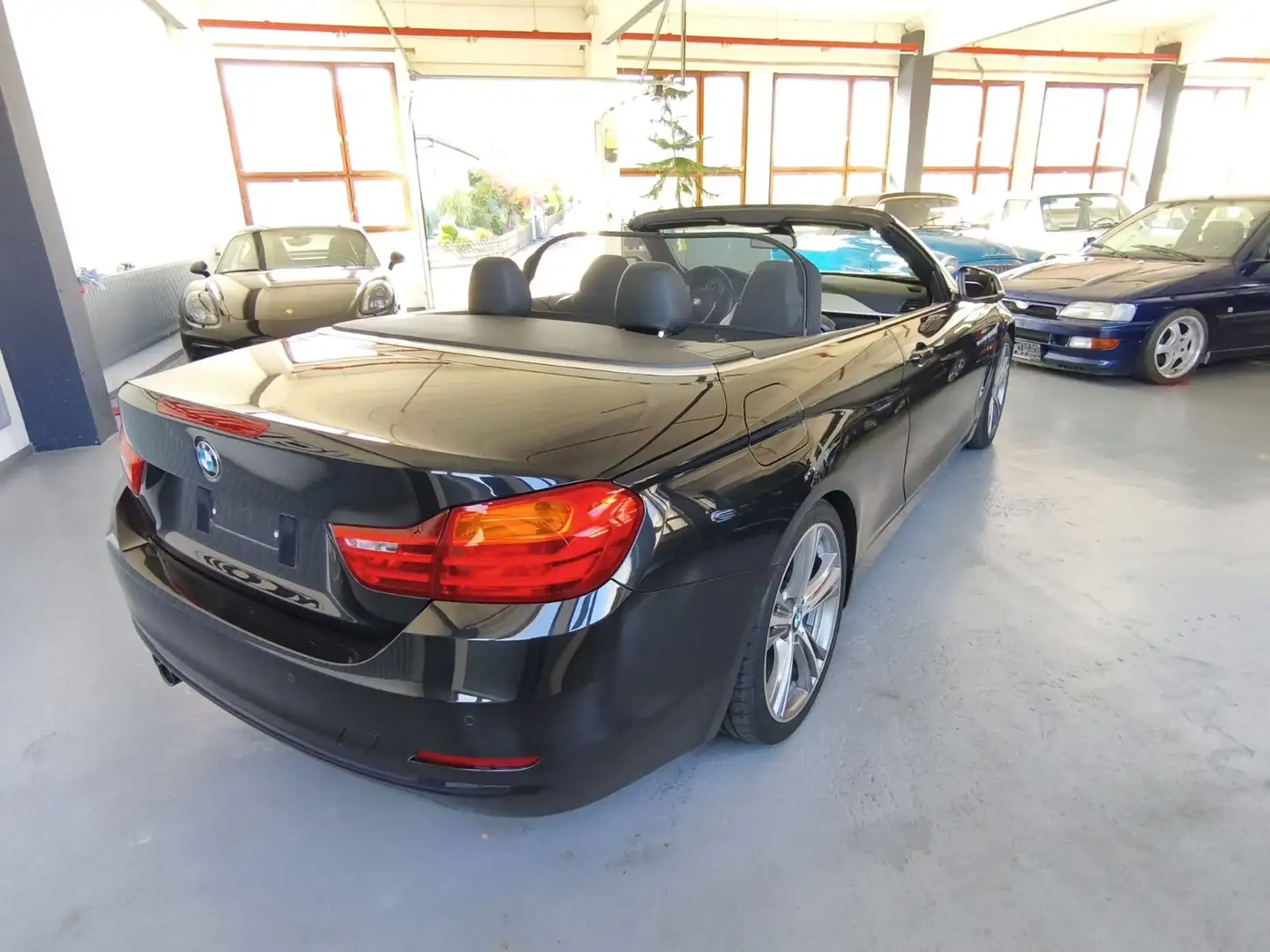 BMW 430 d Cabrio Sport Line -LED,NAVI,LEDER,SHZ,PDC Noir - 2
