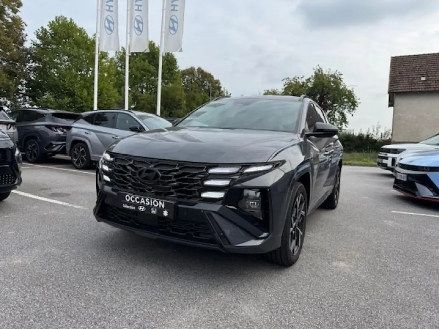 Hyundai TUCSON 1.6 T-GDI 215ch Hybrid N Line Creative Gris - 1