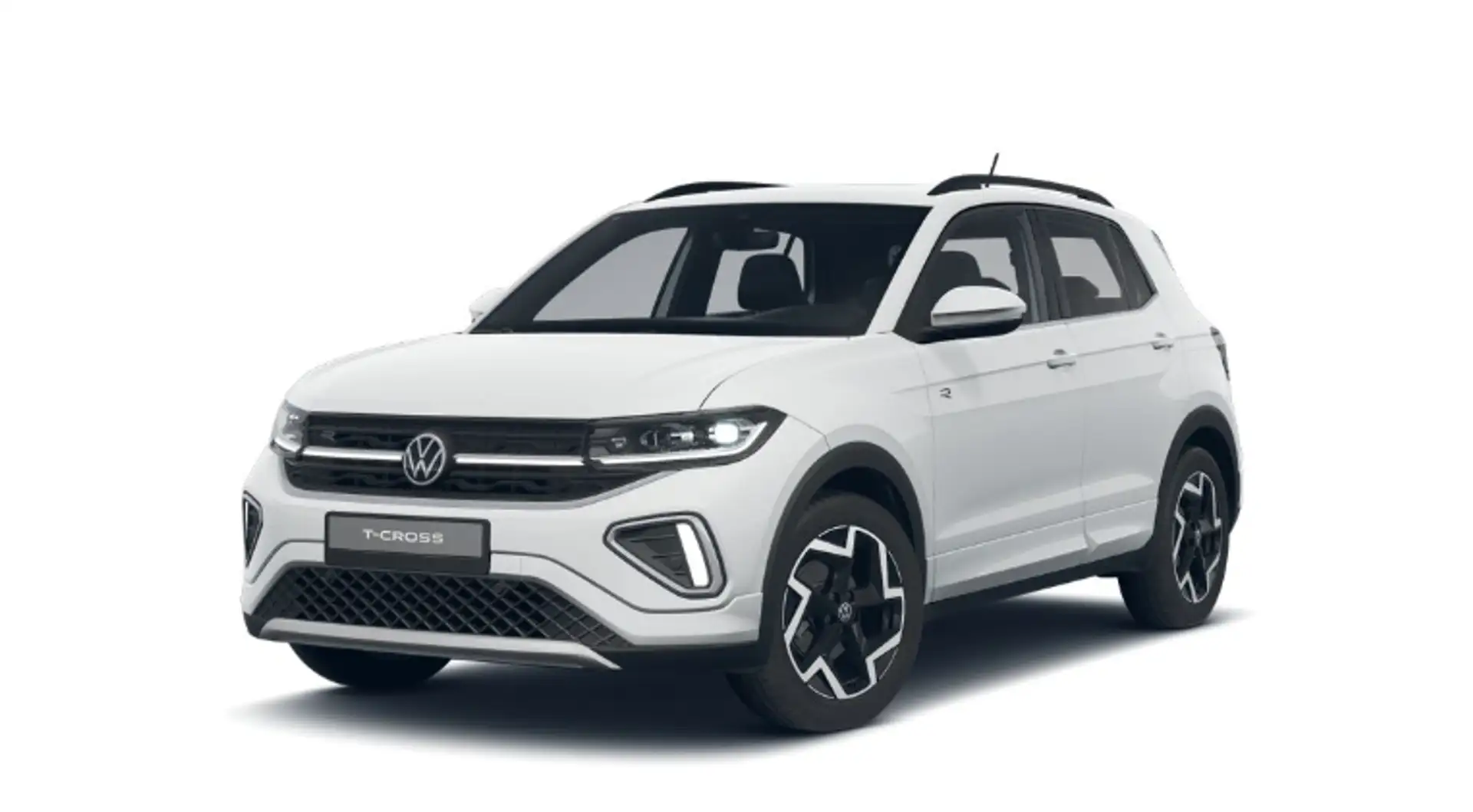 Volkswagen T-Cross PRIVAT R-LINE GANZJAHRESREIFEN KLIMAAUTOMATIK LED Weiß - 1