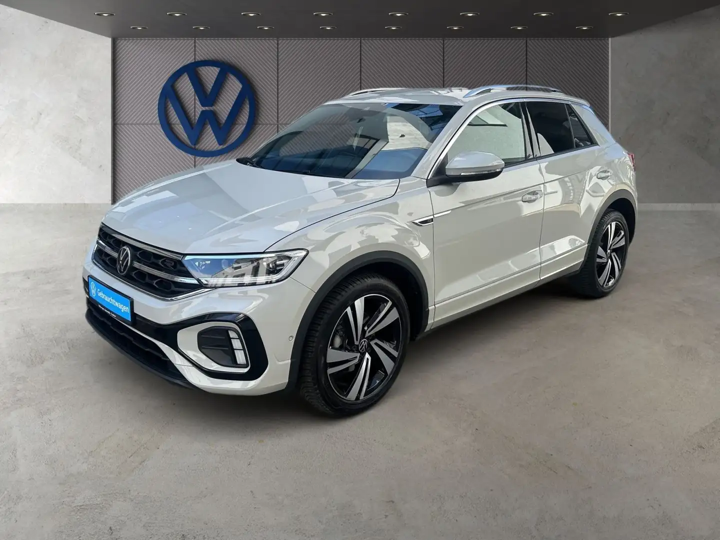 Volkswagen T-Roc 1.5 TSI DSG R-Line Navi AHK Spurhalteassis Grau - 2