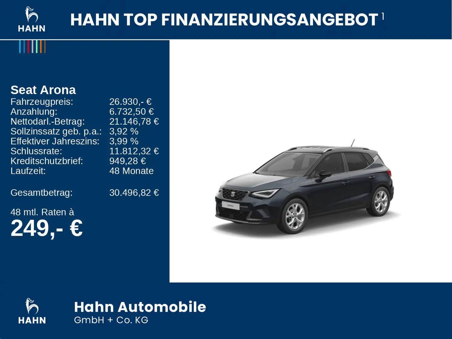 SEAT Arona 1.5TSI DSG FR LED Navi AHK ACC CAM Sitzhzg Gris - 2