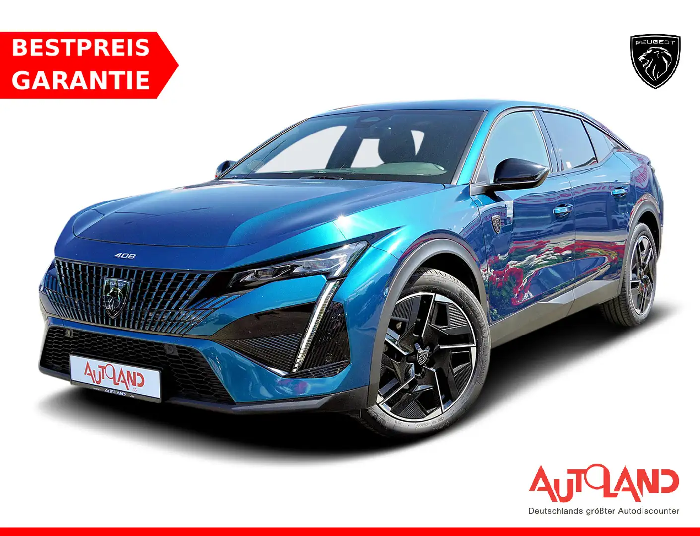 Peugeot 408 GT-Line 130 Aut. LED ACC Navi Bleu - 1