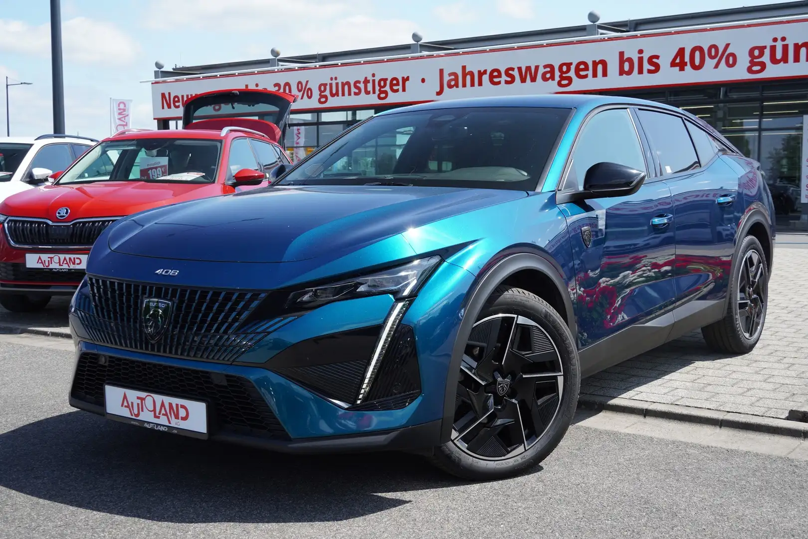 Peugeot 408 GT-Line 130 Aut. LED ACC Navi Bleu - 2